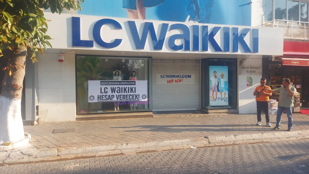 sosyal iş basın açıklaması LC Waikiki Muhammed Yavuz LC Waikiki iş cinayeti sosyal iş fethiye basın açıklaması