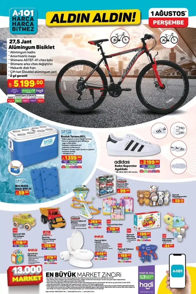 A101 katalog, A101 aktüel, A101 1 Ağustos aktüel, A101 aktüel ürünleri, A101 Ağustos aktüel ürünleri