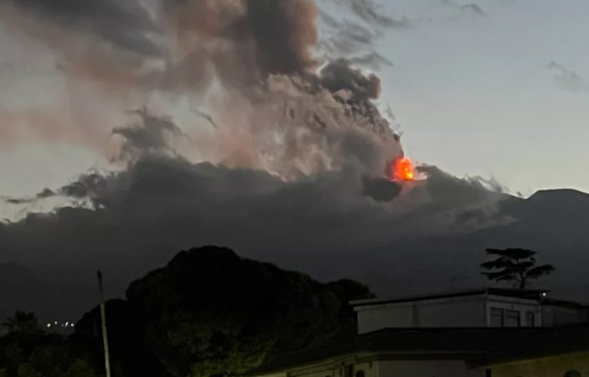 Sicilya'da Etna ve Stromboli yanardağları, Etna ve Stromboli yanardağlarının faaliyete geçmesi
