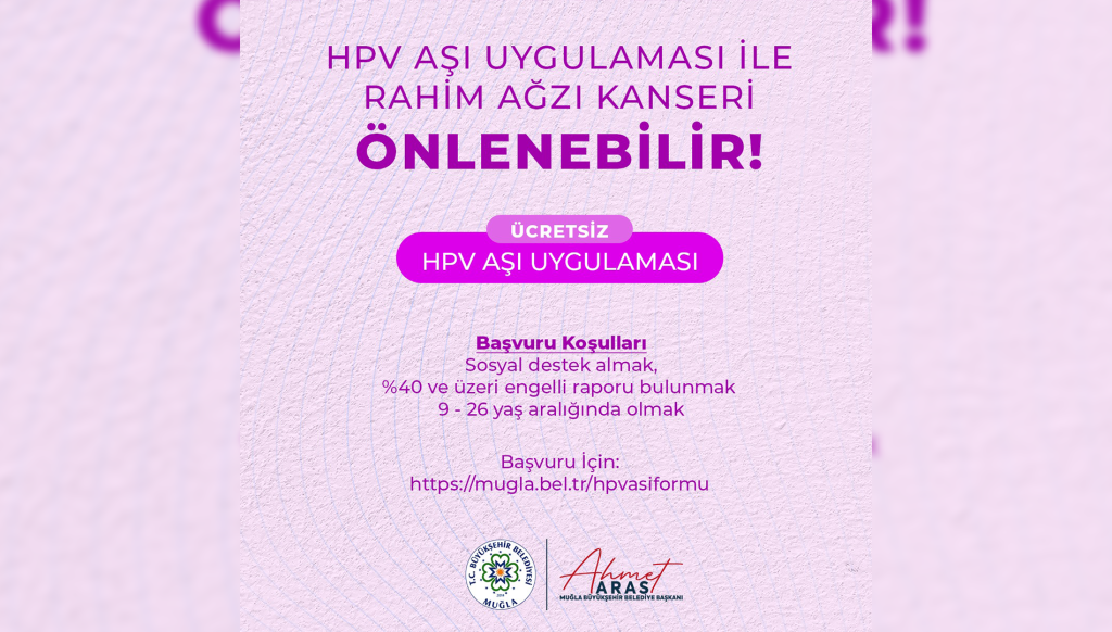 Muğla Büyükşehir Belediyesi Muğla ücretsiz hpv aşısı ücretsiz hpv aşısı muğla büyükşehir belediyesi hpv aşısı muğla hpv aşısı başvurusu