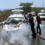 sakartepe araç yangını ula