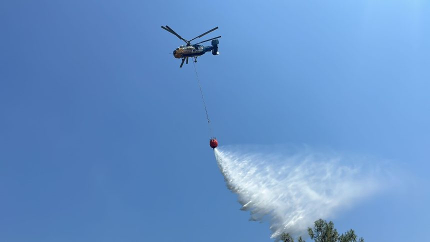 Faralya orman yangını Fethiye orman yangını Fethiye'nin faralya yangın