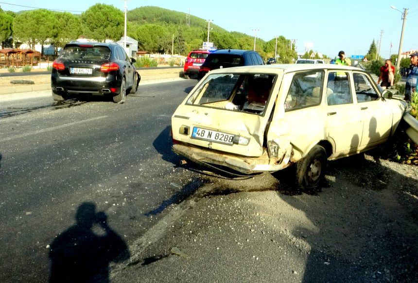 Aydın-Muğla Karayolu menteşe kaza Aydın-Muğla Karayolu kaza menteşe trafik kazası
