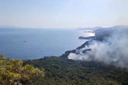 datça yangın muğla yangın Datça orman yangını datça tutuklama