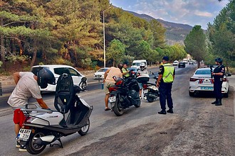 muğla motosiklet denetim kask trafik ceza