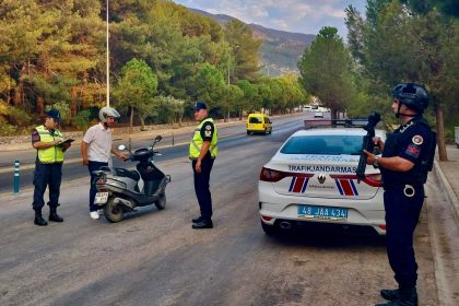 motosiklet ve motorlu bisiklet denetimlerinde