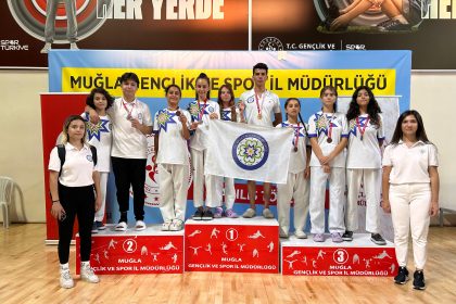 muğla büyükşehir belediyesi sporcuları Taekwondo İl Şampiyonası tekvando