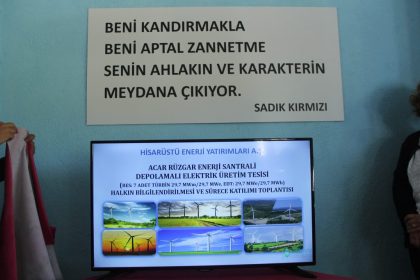 Datça res projesi Hisarüstü Enerji Yatırımları datça res