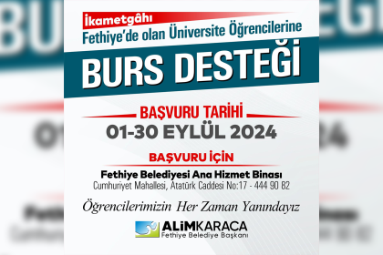 Fethiye Belediyesi burs desteği Fethiye Belediyesi burs Fethiye Belediyesi üniversite öğrenci burs