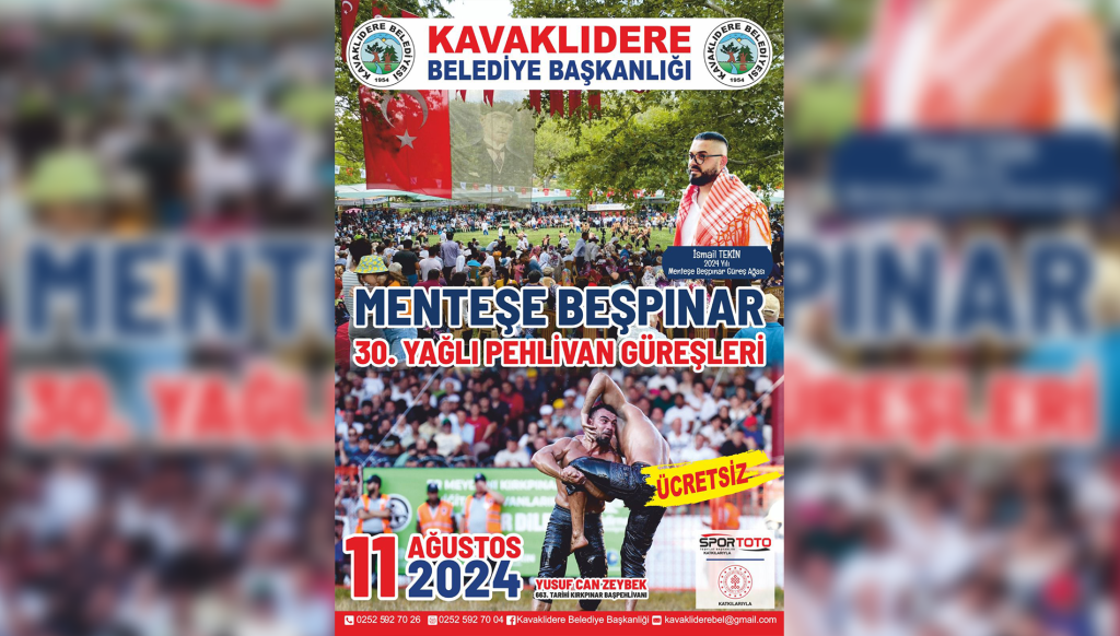 Menteşe Beşpınar Yağlı Pehlivan Güreşleri Kavaklıdere yağlı güreş Kavaklıdere güreş Kavaklıdere lara konseri