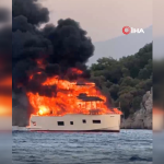 fethiye tekne yangını fethiye yangın fethiye akvaryum koyu yangın fethiyede tekne yangını fethiyede tekne yandı