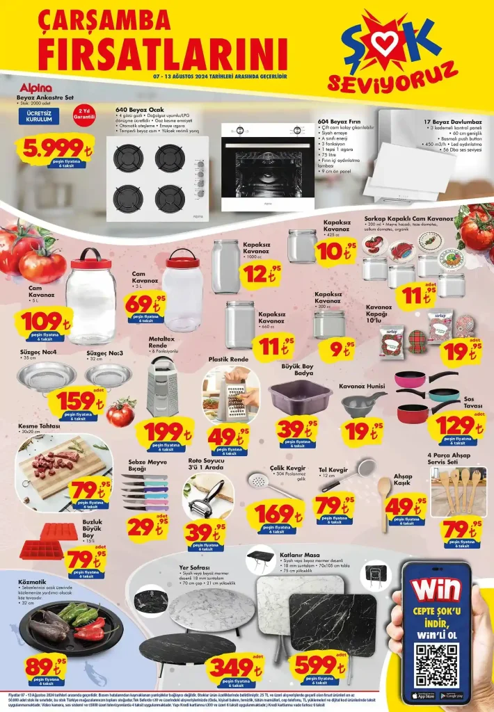 Şok aktüel katalog, şok aktüel, şok 7 ağustos aktüel, şok aktüel ürünleri, şok ağustos aktüel ürünleri