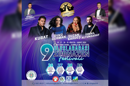 9. Uluslararası Zurnazen Festivali Muğla Büyükşehir Belediyesi'nin Muğla zurna festivali Bodrum zurna Fethiye zurna festivali