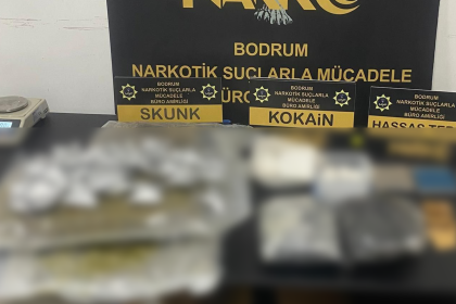 Muğla operasyon Narkotik Suçlarla Mücadele Şube Müdürlüğü uyuşturucu operasyonu Muğla İl Emniyet Müdürlüğü
