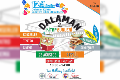 Dalaman Kitap Günleri Dalaman kitap dalaman etkinlik dalaman belediyesi