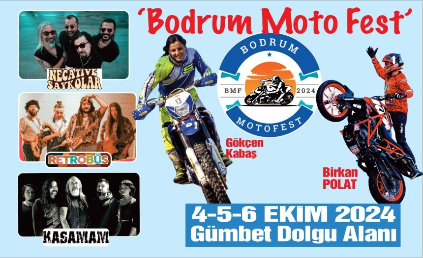 bodrum festival bodrum motosiklet festivali Gümbet MotoFest Uluslararası Bodrum MotoFest