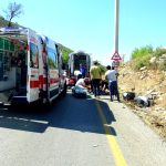 Menteşe dirgeme yolu Menteşe kaza Menteşe trafik kazası