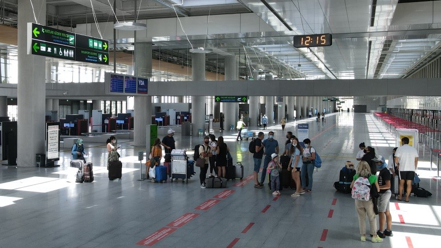 Muğla havalimanı Dalaman Havalimanı Milas-Bodrum Havalimanı toplam uçuş sayısı Muğla yolcu sayısı