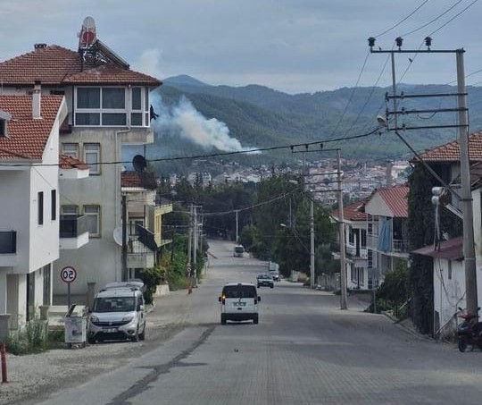 Seydikemer yangın seydikemer orman yangını seydikemer yıldırım kaynaklı yangın muğla