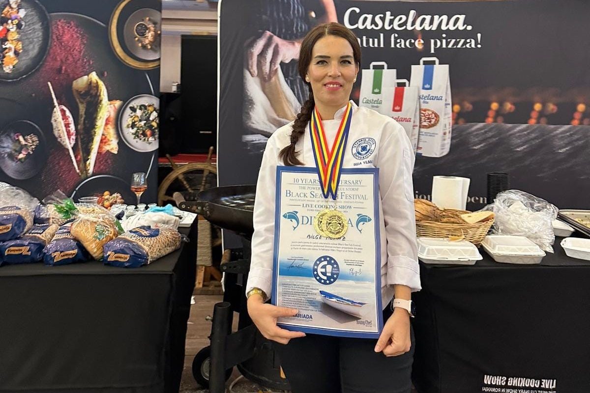 Seda Yılmaz  gastronomi yarışması Romanya gastronomi yarışması