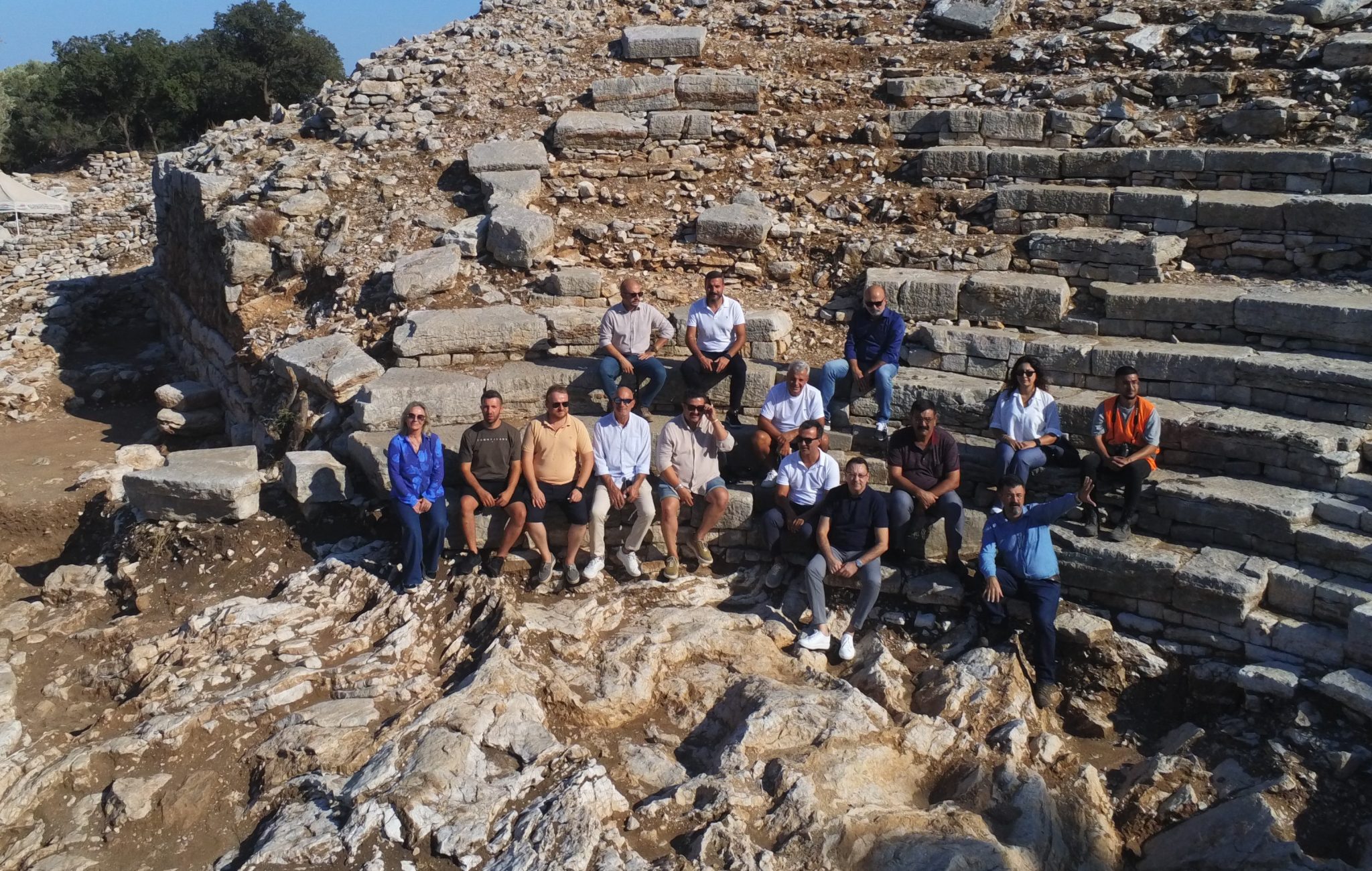 Amos Antik Kenti marmaris restorasyon marmaris antik tiyatro antik kent