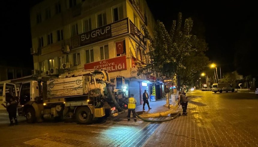 MUSKİ Fethiye MUSKİ Fethiye temizlik Muski çalışmaları MUSKİ Fethiye çalışması