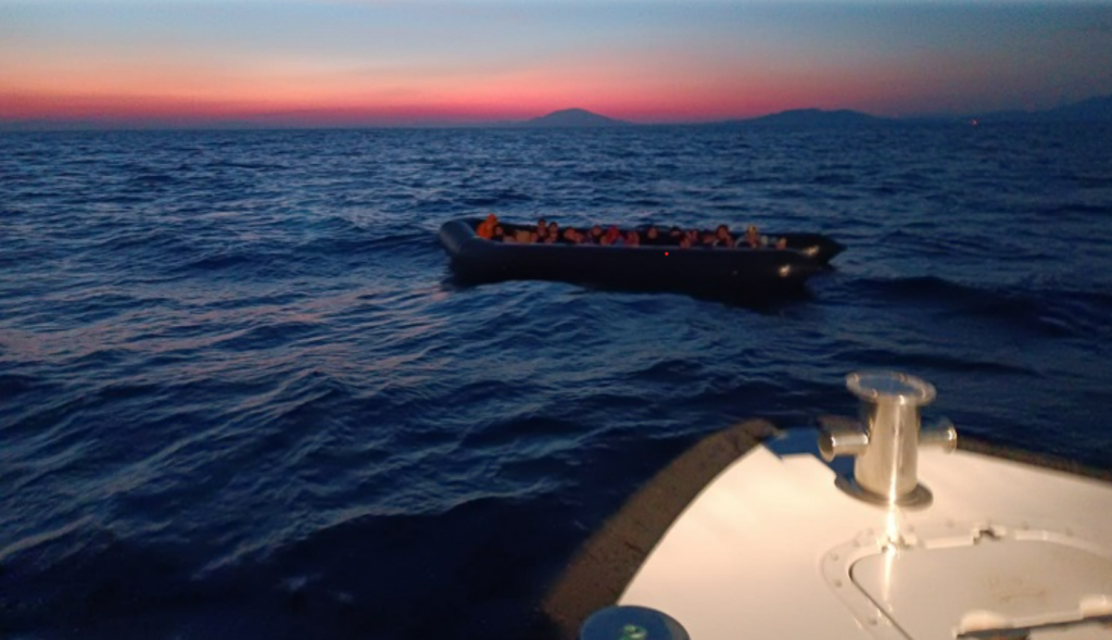 bodrum düzensiz göçmen, bodrum sahil güvenlik, bodrum açıkları göçmen, bodrum göçmen