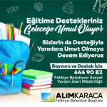 fethiye belediyesi eğitim fethiye belediyesi burs fethiye belediyesi eğitim desteği Fethiye Belediye Başkanı Alim Karaca