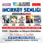 İncirköy Şenliği ne zaman Fethiye şenlik İncirköy Şenliği İncirköy mahallesi
