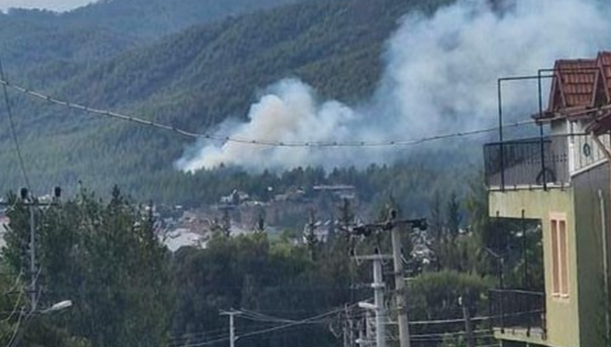muğla yangın seydikemer yıldırım kaynaklı yangın orman yangını