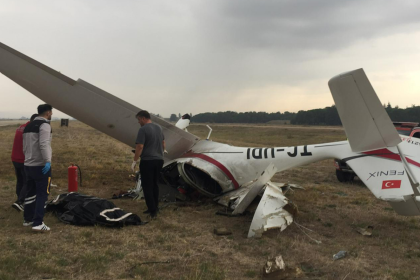 bursa uçak kazası, son dakika uçak kazası, bursa eğitim uçağı düştü, bursa, son dakika bursa uçak kazası