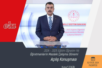 Yusuf Tekin, Yusuf Tekin konuşma, Yusuf Tekin konuşması, MEB Bakan konuşması, Milli Eğitim Bakanı konuşması