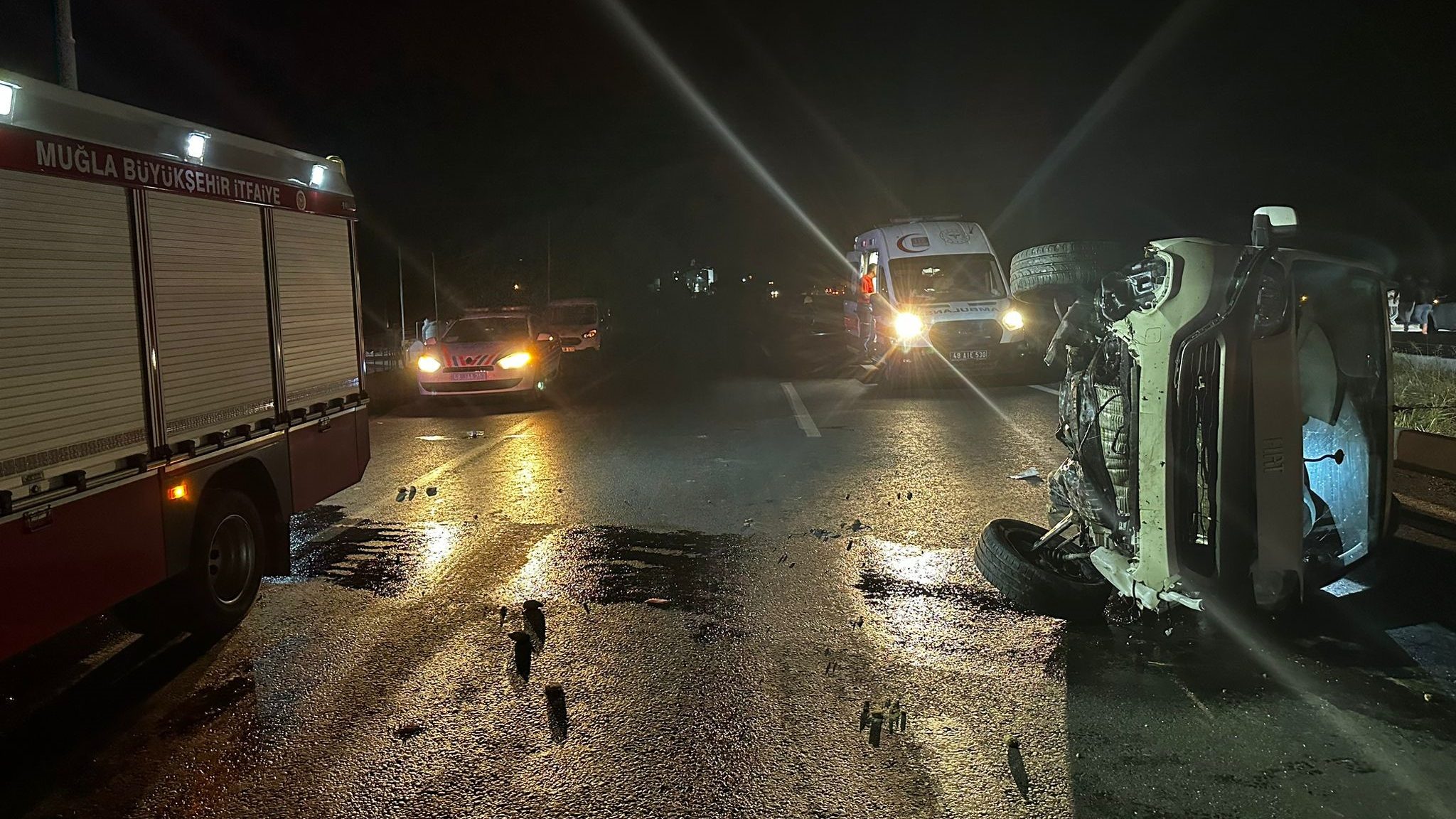 milas trafik kazası, milas söke kaza, milas kaza, milsa söke trafik kazası, muğla milas kaza