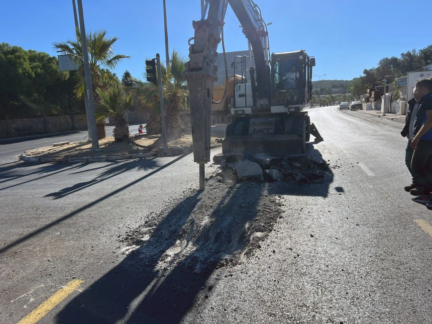 bodrum ana isale kolin inşaatı bodrum muski çalışması