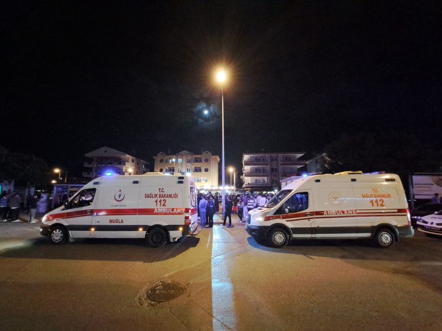 menteşe iki grup kavga Menteşe bıçaklı kavga