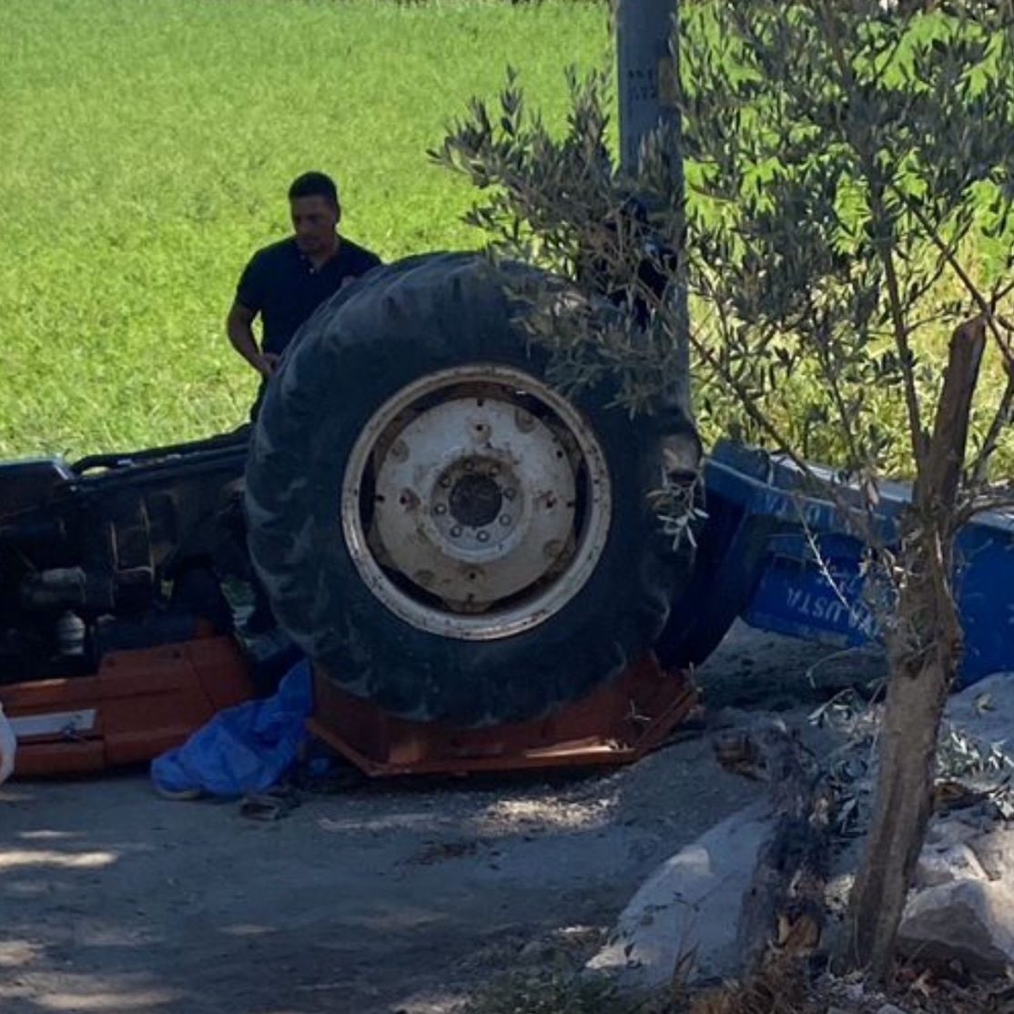 seydikemer kaza seydikemer traktör devrildi seydikemer traktör kazası seydikemer eşen kaza