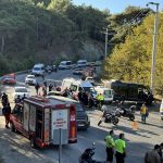 Fethiye ölüdeniz yolu Fethiye zincirleme trafik kazası Fethiye trafik kazası ölüdeniz trafik kazası muğla zincirleme trafik kazası