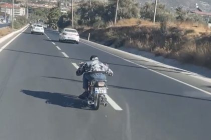 Milas motosiklet sürücüsü ceza milas motosiklet