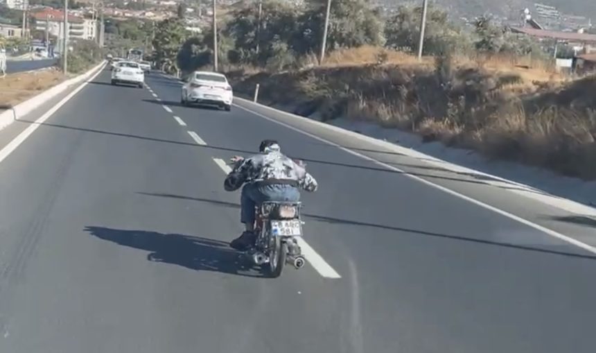 Milas motosiklet sürücüsü ceza milas motosiklet
