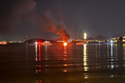 bodrum bot patlaması Bodrum şişme bot bodrum açıkları bodrum denizde patlama