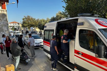 Milas bir çocuk yaralandı