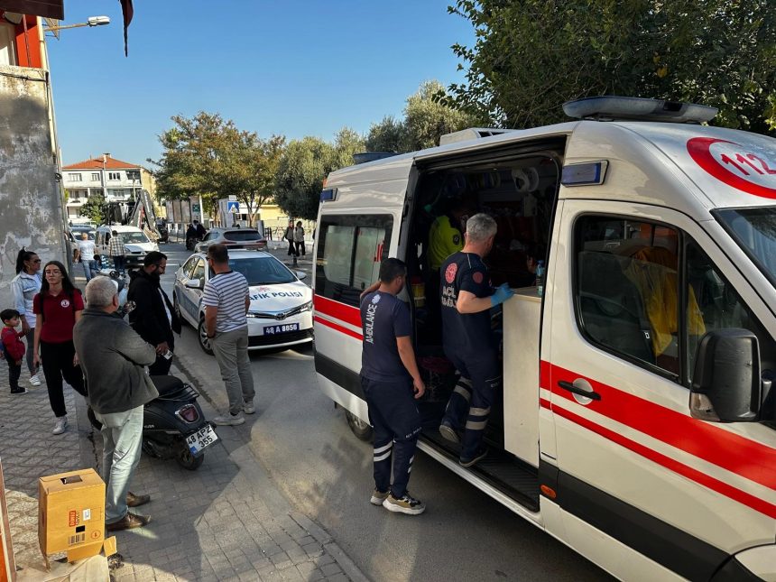 Milas bir çocuk yaralandı
