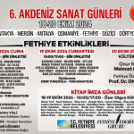 Fethiye etkinlik Akdeniz Sanat Günleri etkinlikleri Fethiye Akdeniz Sanat Günleri