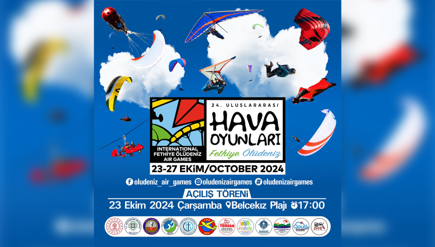 Uluslararası Fethiye Ölüdeniz Hava Oyunları Festivali fethiye hava oyunları