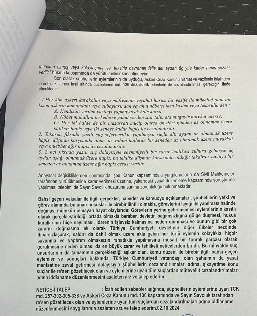 yunan sahil güvenlik sınır ihlali Hüseyin Tolga Gök Sahil Güvenlik Komutanı Sahil Güvenlik Güney Ege Grup Komutanı suç duyurusu yunan sahil güvenlik