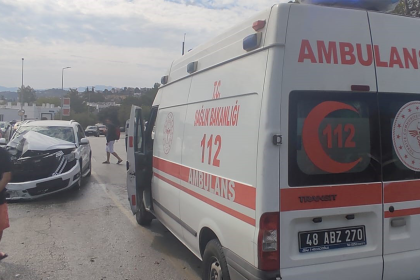 Bodrum trafik kazası Bodrum kamyonet kazası