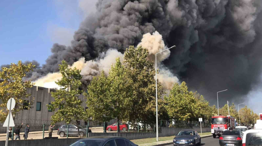 çerkezköy yangın, çerkezköy son dakika, çerkezköy yangın son dakika, çerkezköy haber, çerkezköy osb yangın