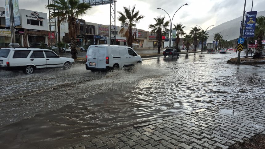 Bodrum yağış bodrum hava durumu bodrum sağanak yağış bodrum sağanak yağış etkisi