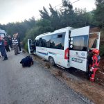 Bodrum minübüs kazası bodrum kaza bodrum şarampole düştü bodrum şarampole düştü