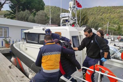 bodrum sahil güvenlik bodrum açıklarında